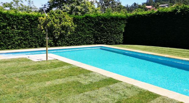 diseño de jardin en casa unifamiliar en gondomar